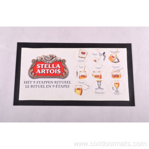 Custom Printed OEM bar runner rubber bar mat